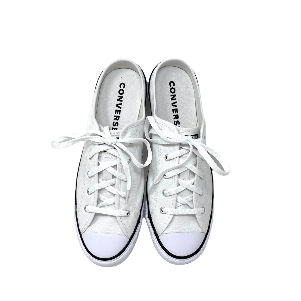 Converse CT All Star DAINTY Mule Slip White Canvas Sandals Women's Size 567946F - Picture 5 of 10